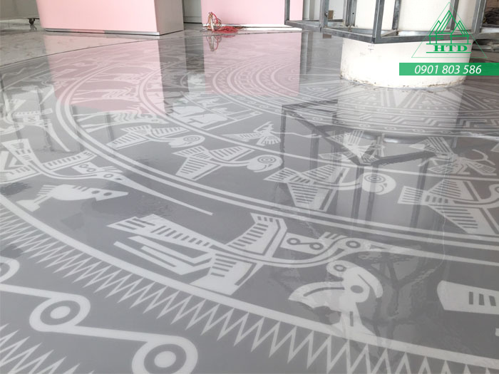 Crescent Mall quận 7 với công trình sàn 3D hoa văn trống đồng Crescent Mall quận 7 với công trình sàn 3D hoa văn trống đồng