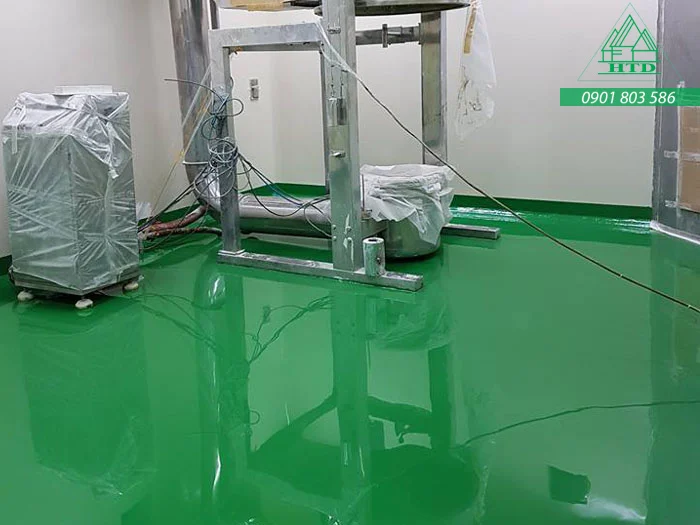 Bảng màu sơn Epoxy phổ biến nhất hiện nay 9 Sơn epoxy màu xanh lá