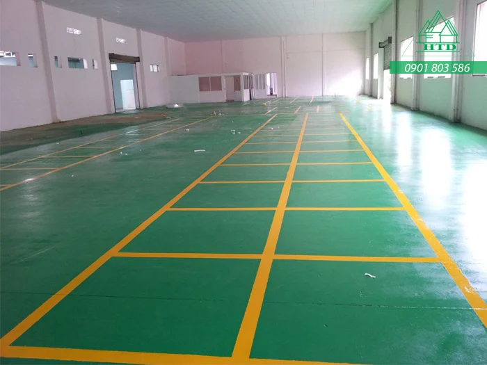 Thi Công Sơn Kẻ Vạch Bãi Đỗ Xe, Tầng Hầm & Nhà Xưởng 6 sơn kẻ vạch nhà xưởng