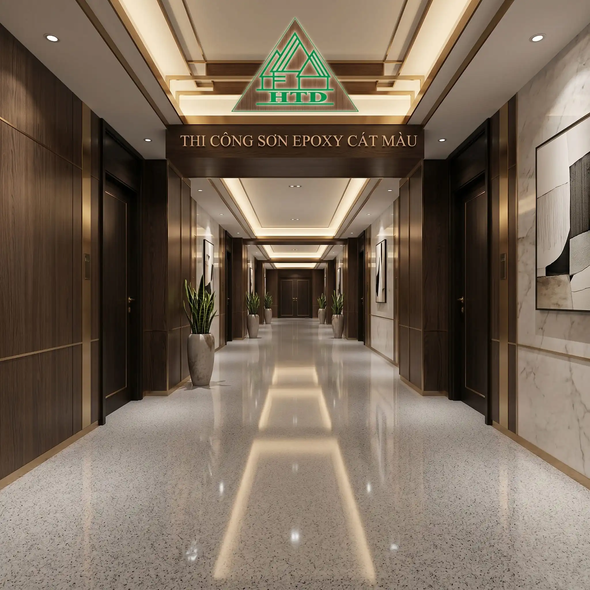 Báo giá thi công Sơn Epoxy Cát Màu