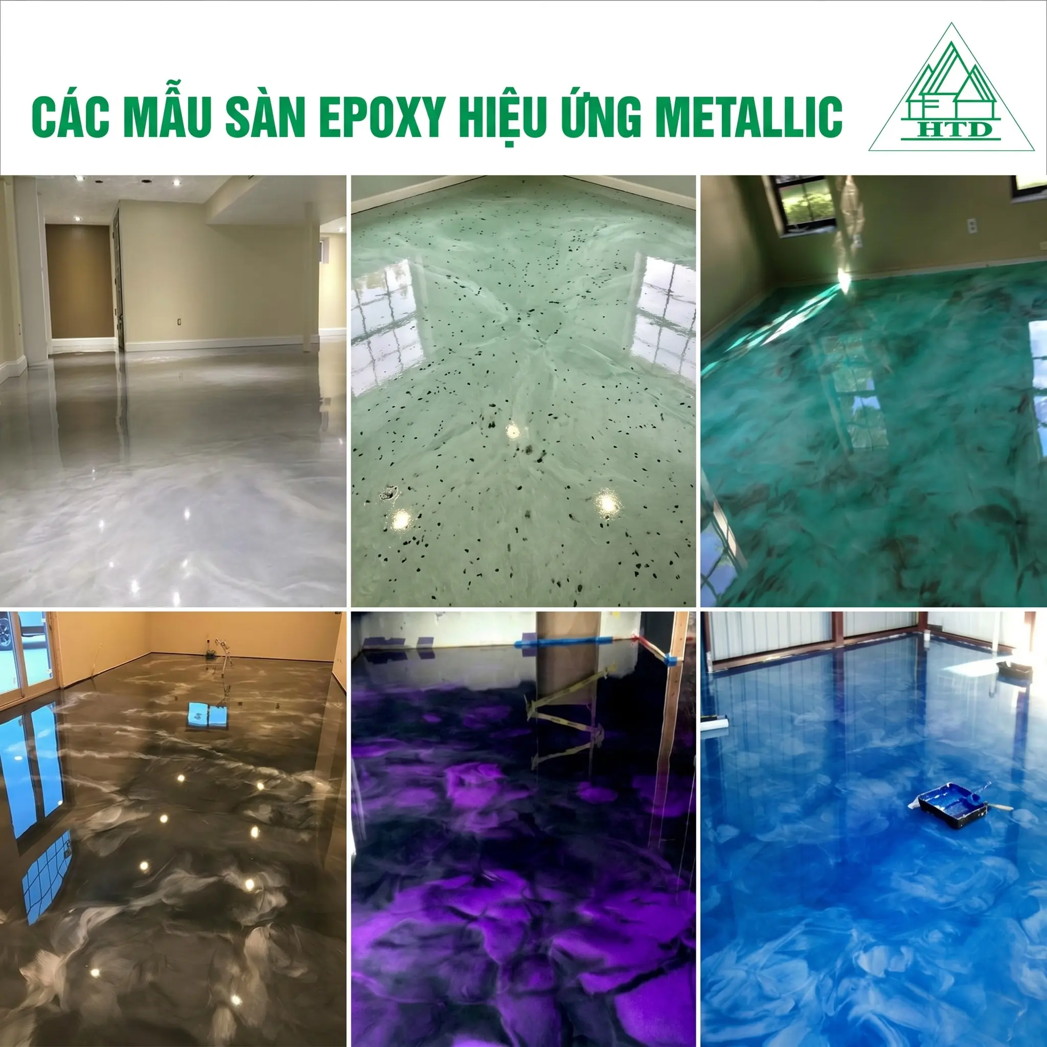 Thi Công Sàn Epoxy Hiệu Ứng Metallic 5 Các mẫu Sàn Epoxy Hiệu Ứng Metallic