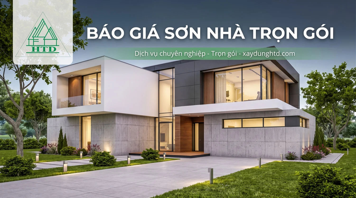 Báo Giá Sơn Nhà Trọn Gói Tại TP.HCM: Bảng Giá Chi Tiết Từng Hạng Mục