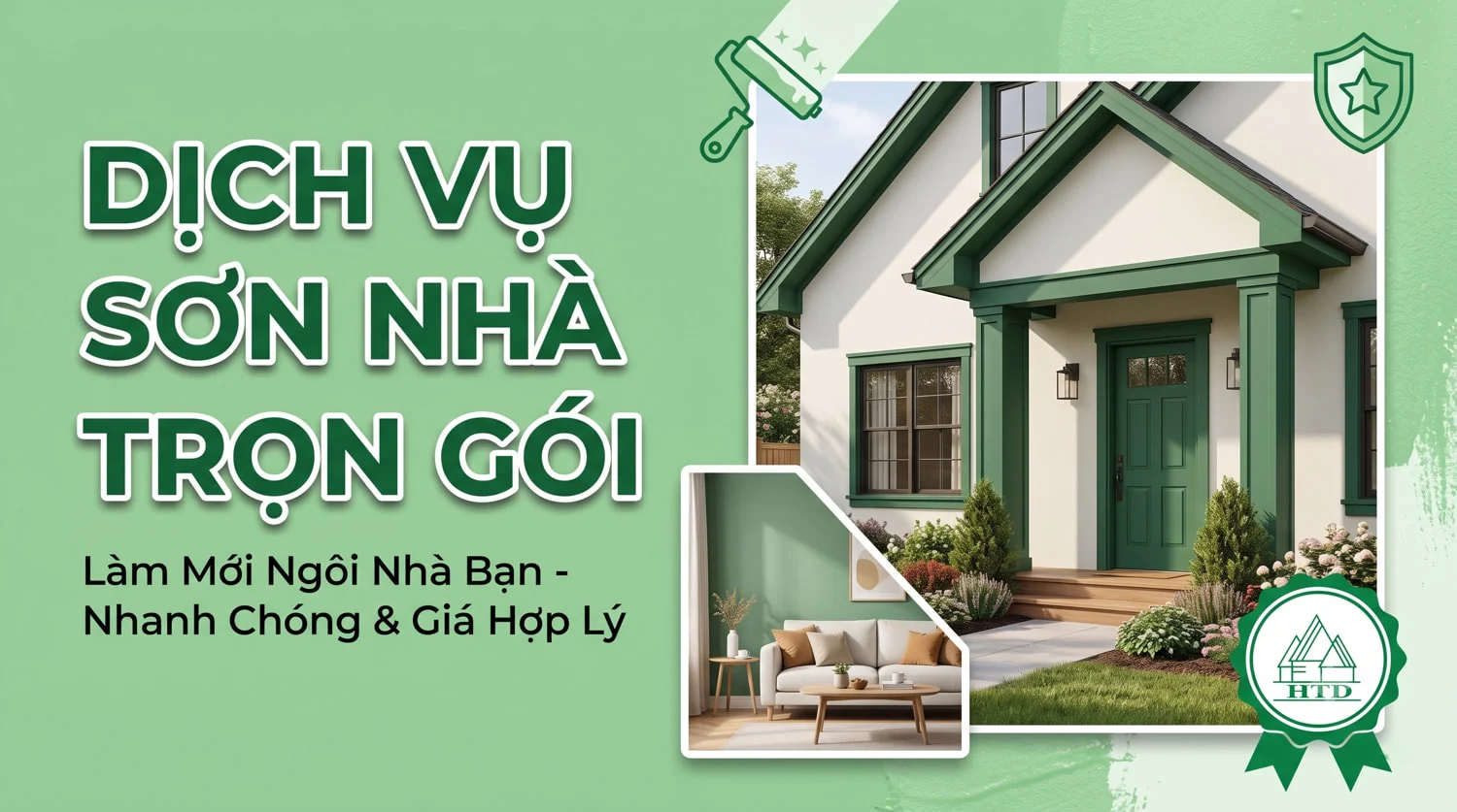 Dịch Vụ Sơn Nhà Trọn Gói Tại TP.HCM — Thi Công Đúng Quy Trình, Bảo Hành Bằng Hợp Đồng