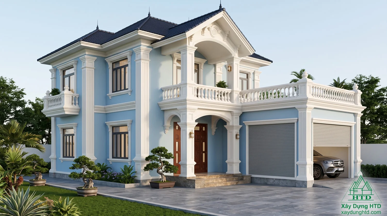 Xây Dựng HTD sơn ngoại thất nhà ở